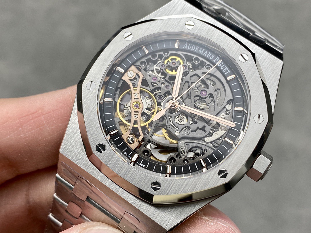 audemars p1g*et royal oak double Ba1an*e wheel openworked