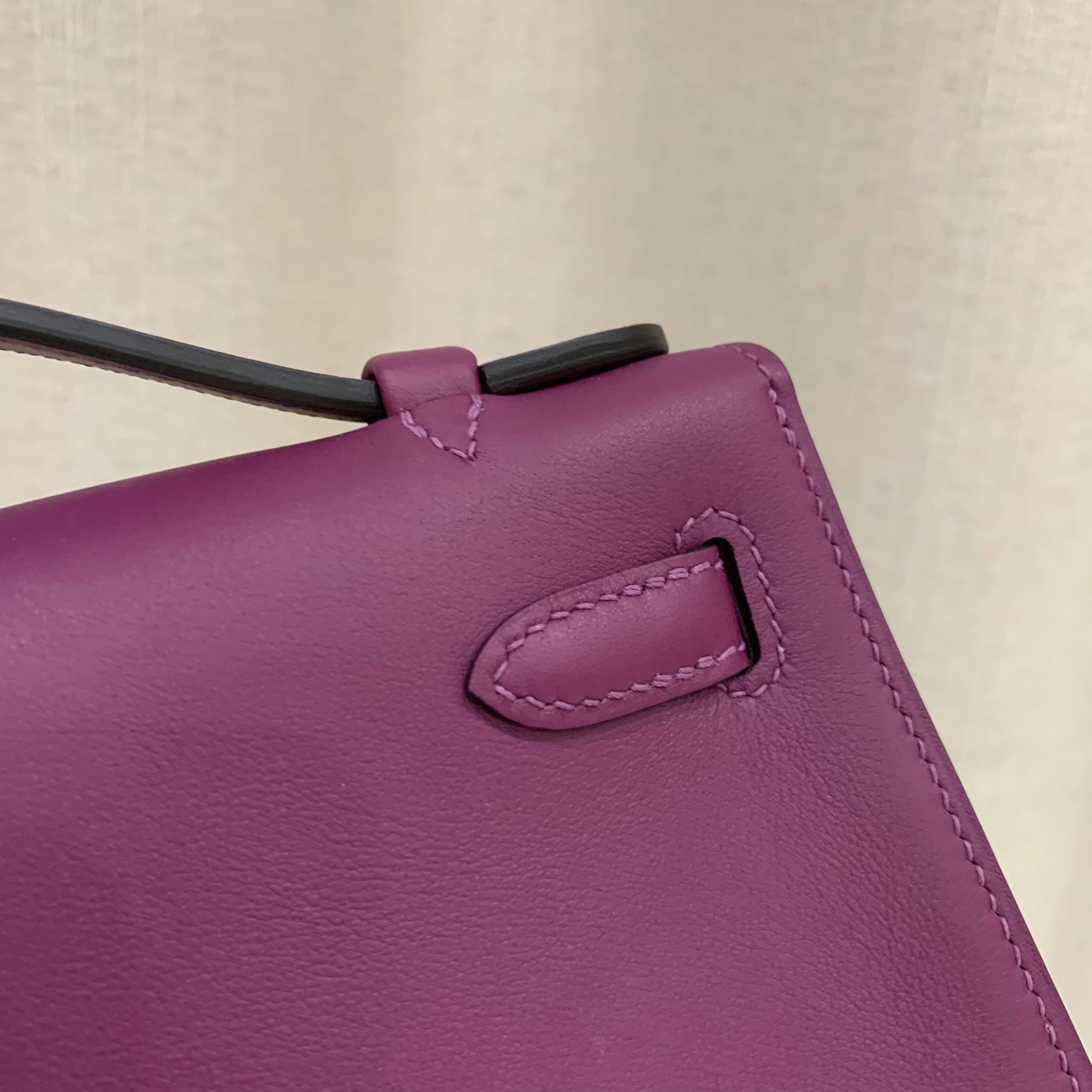 H**mes mini kelly pochette-swift -22cm