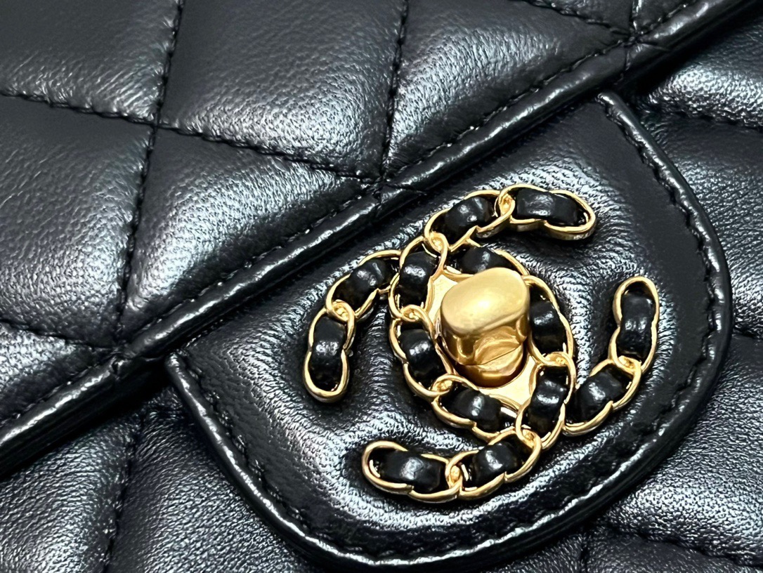Ch@nel Flap Bag-12.5*20*6.5CM