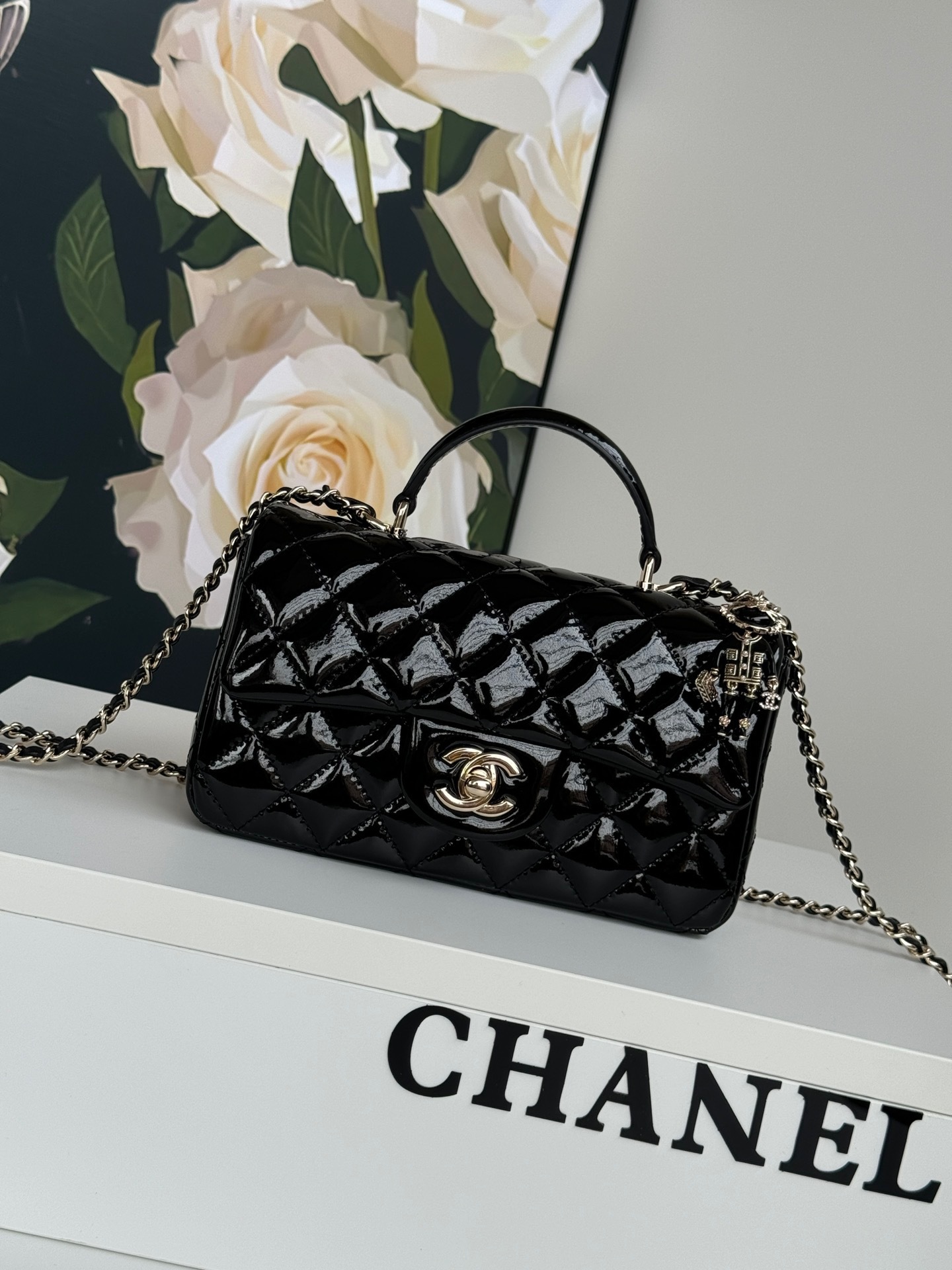 Ch@nel Flap Bag-20*12*6CM