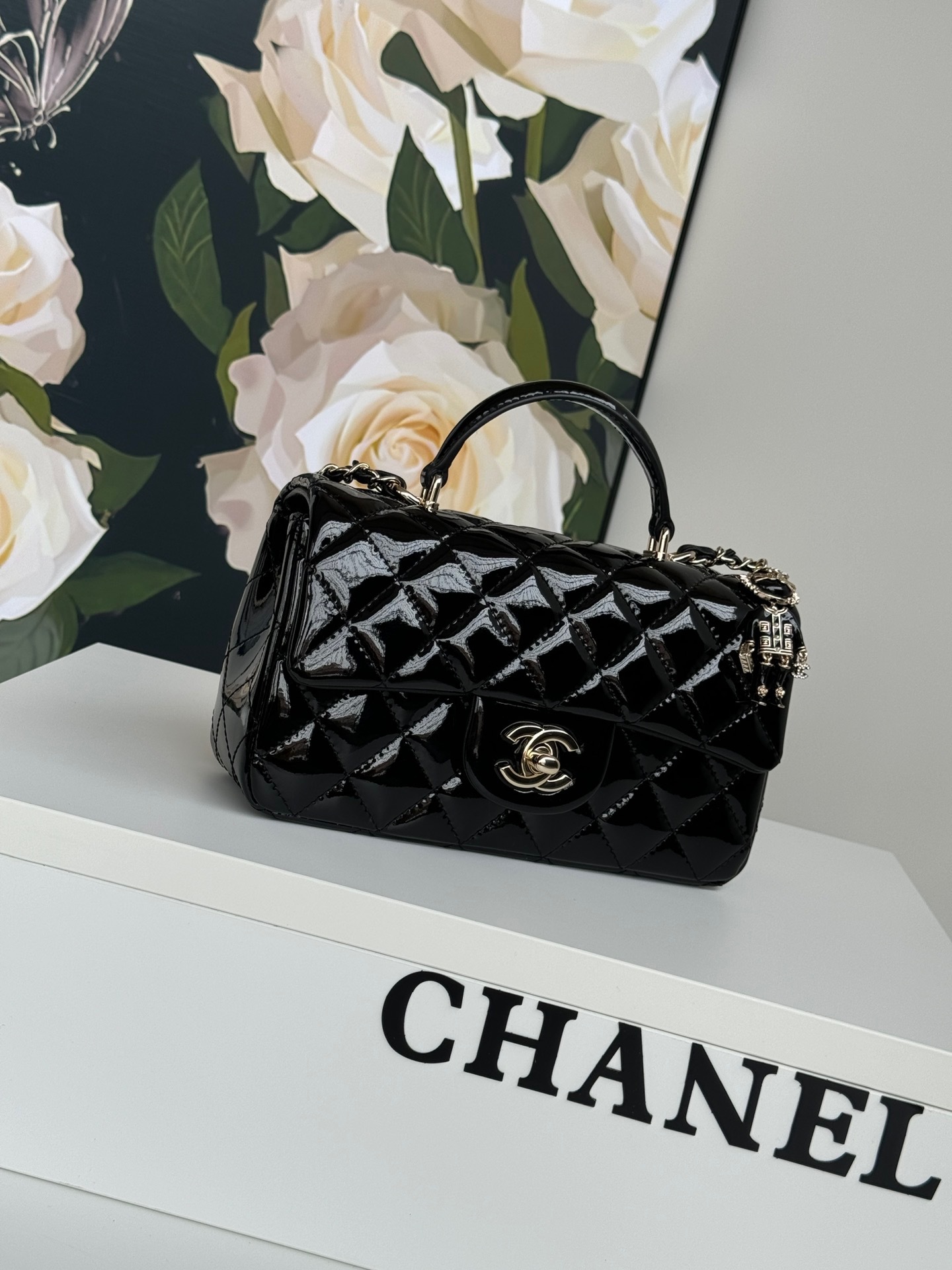 Ch@nel Flap Bag-20*12*6CM