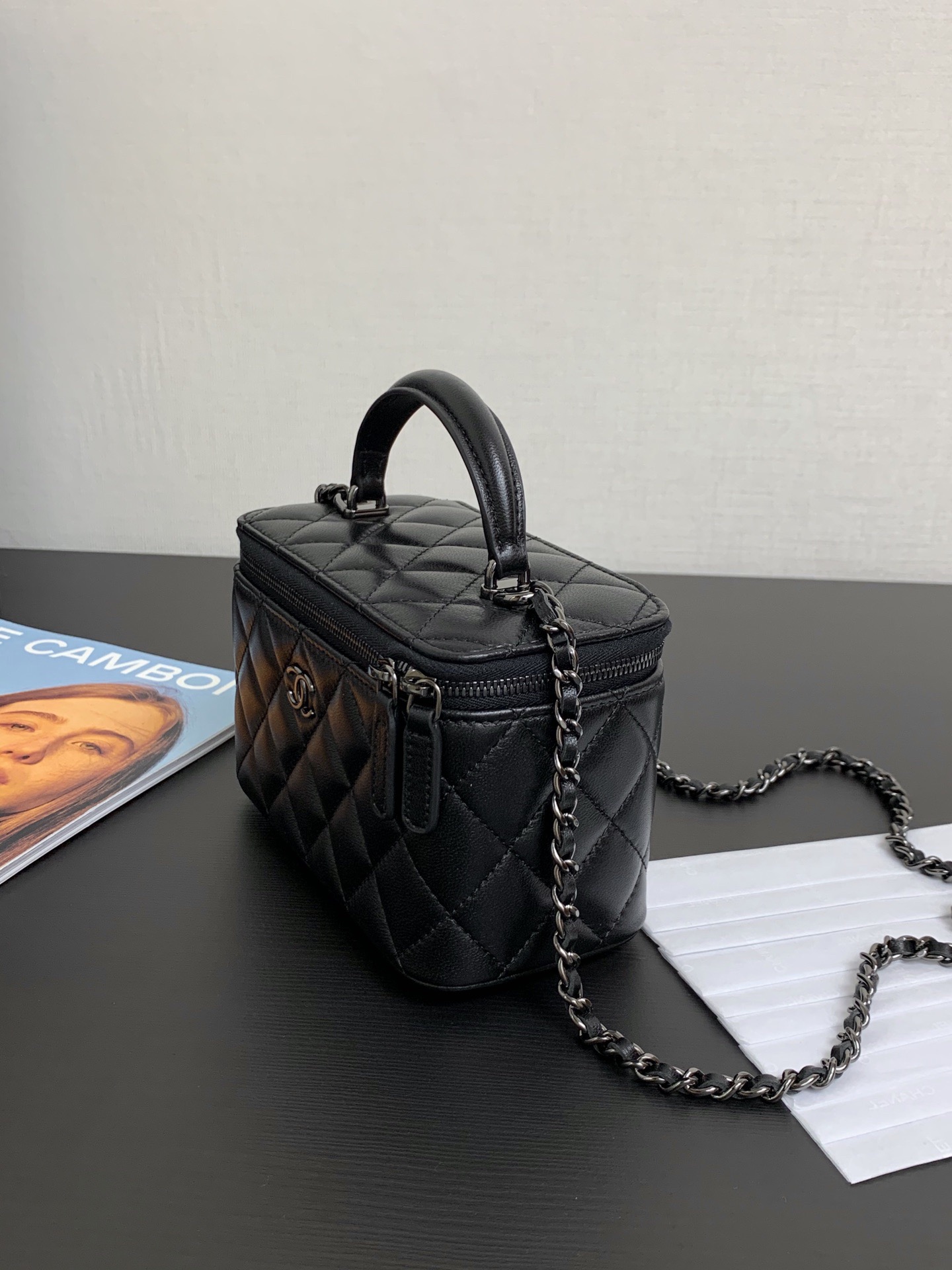 Ch@nel Cosmetic Bag-16*10*8CM