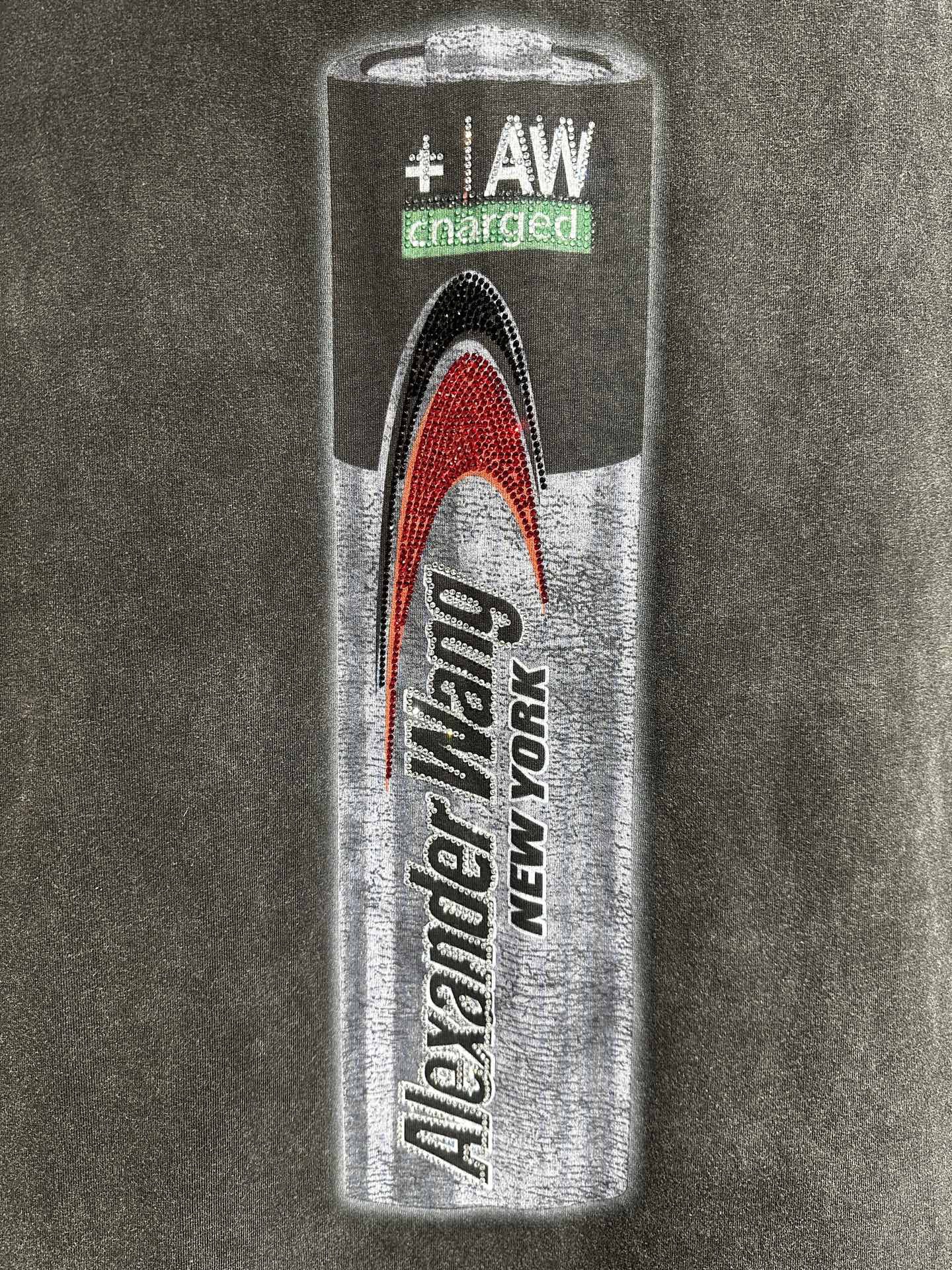 A1exa*der wang graphic-print t-shirt | grey