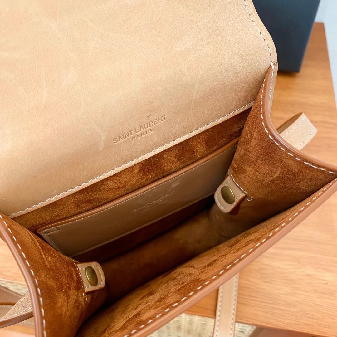 y*l kaia Nor*h/south satchel in vegeatble-16*18*6cm