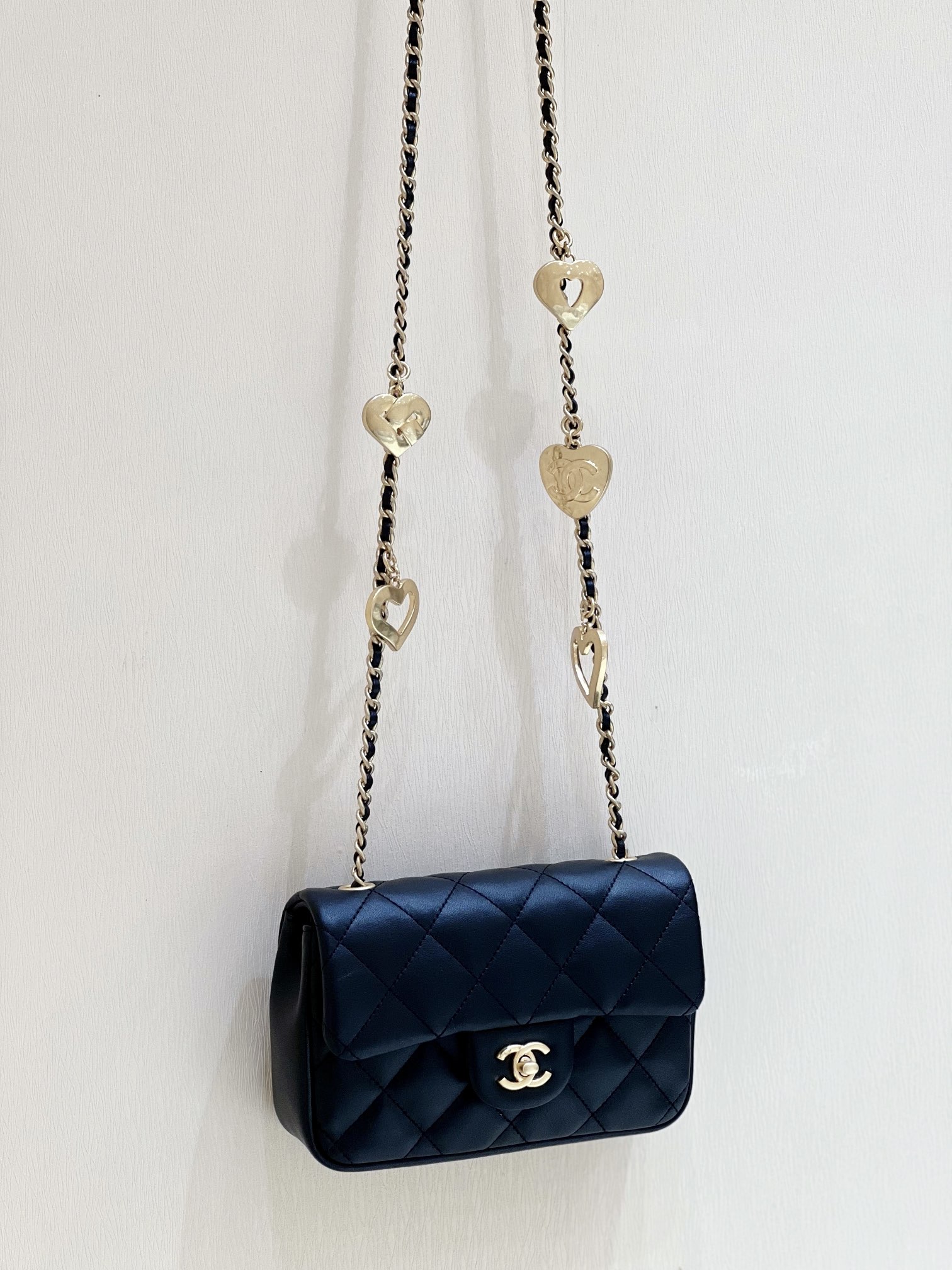 Ch@nel Flap Bag-12*19*7CM
