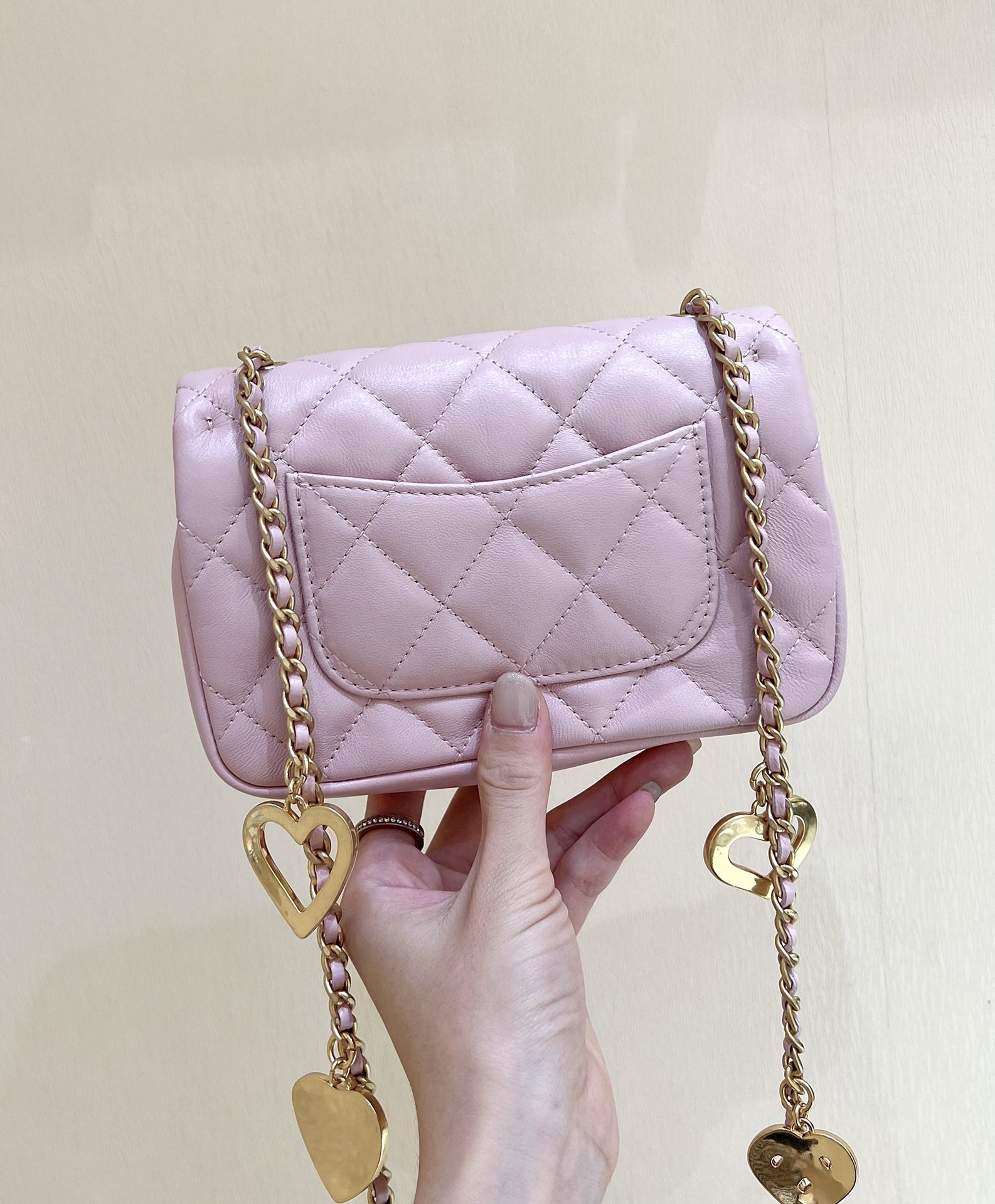 Ch@nel Flap Bag-12*19*7CM