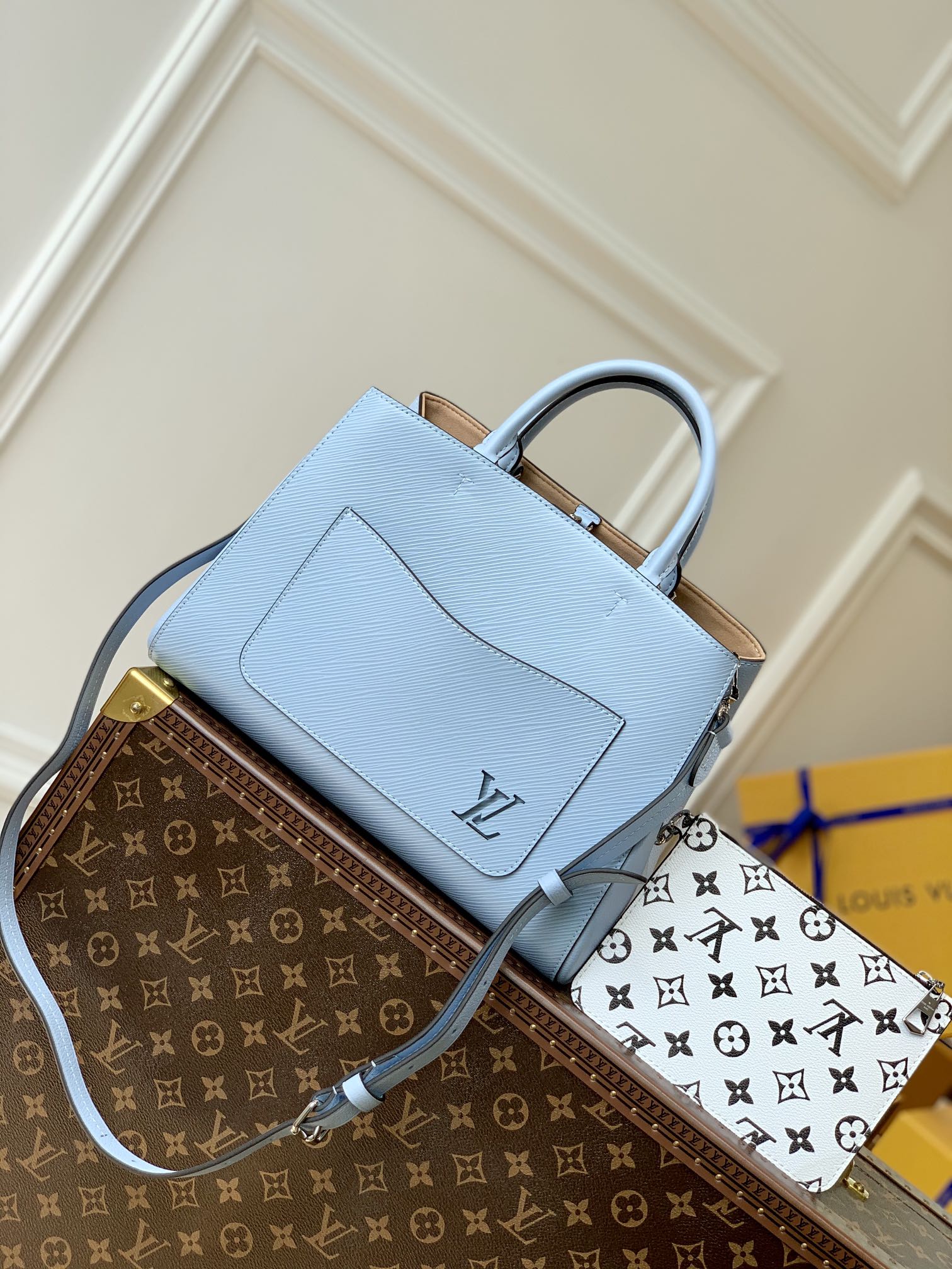 l0*is V*t0n marelle tote -25*17*11&30*21*13cm
