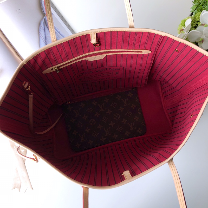 l0*is V*t0n neverfull gm (rose red inside) -40*33*20cm