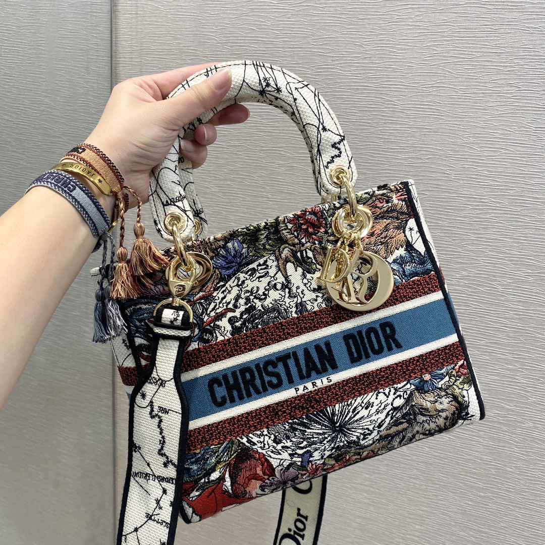 lady D*or handle bag-24cm