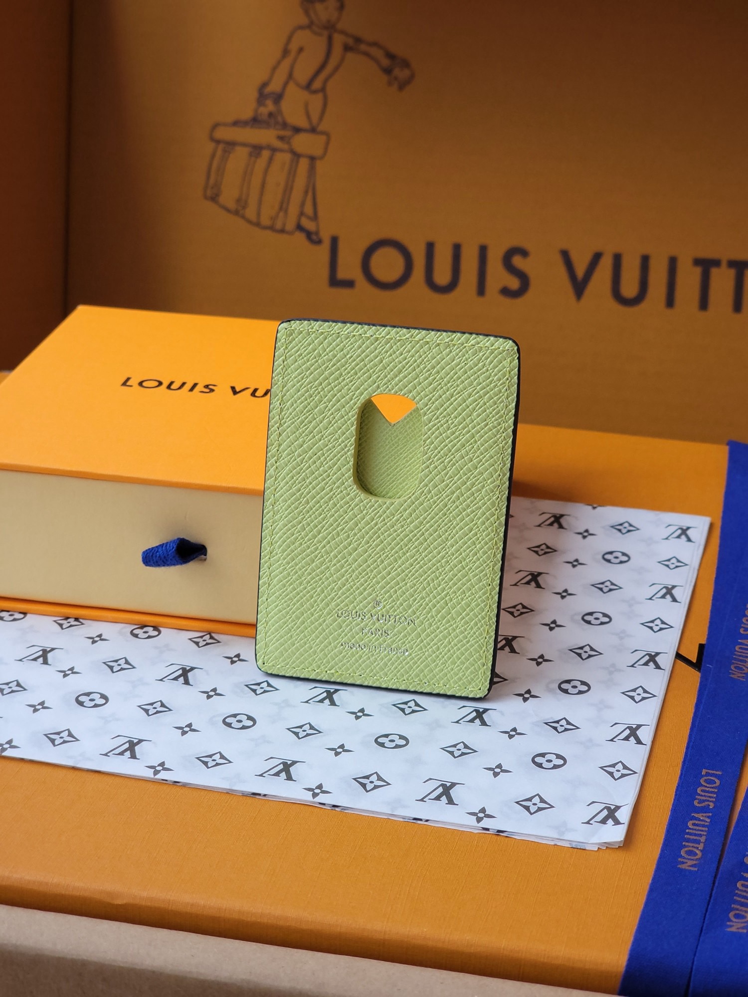 l0vis Vvtt0n card holder-9.5 x 0.5 x 6.5cm