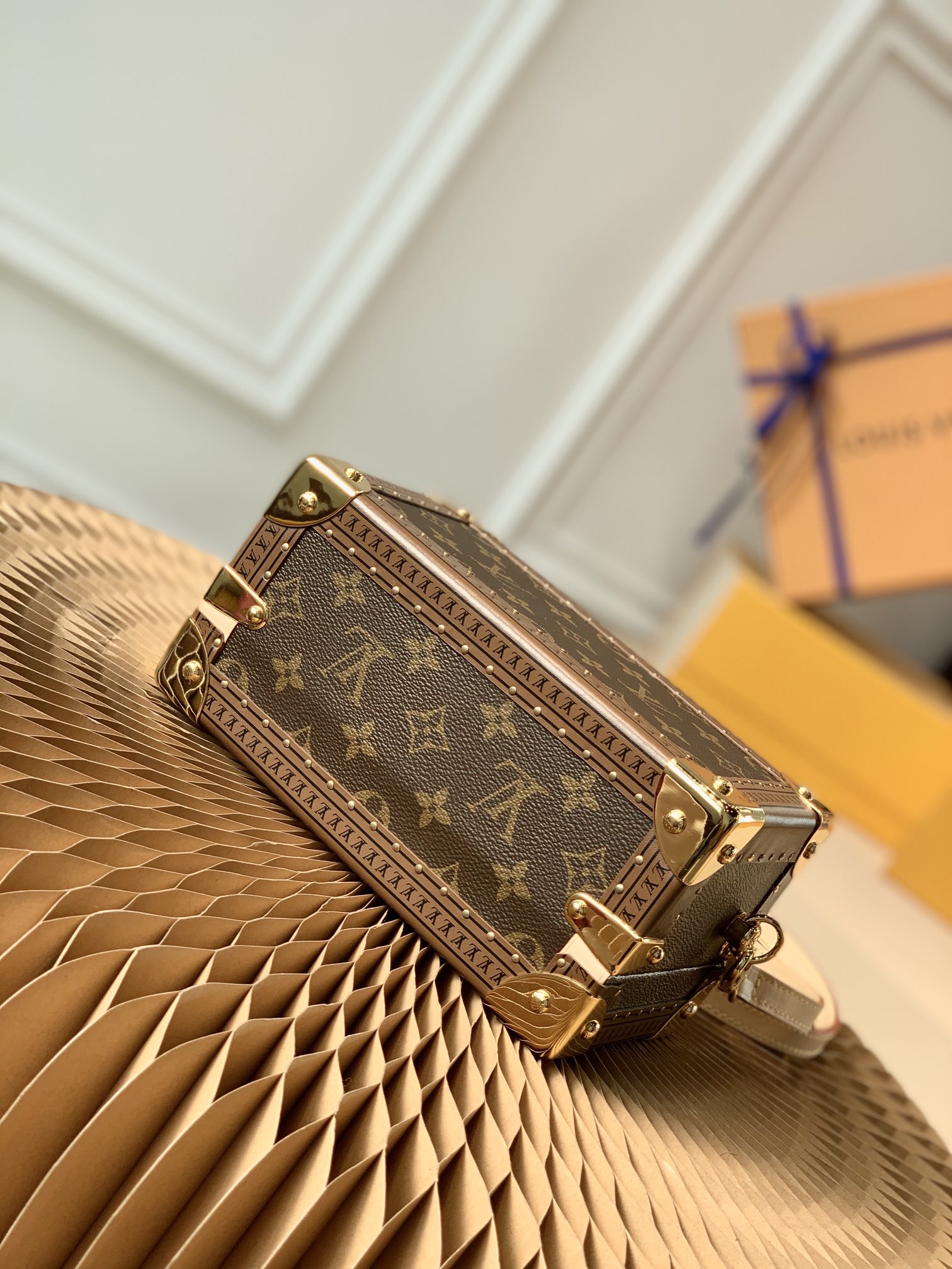 l0*is V*t0n coffret trésor handbags-22.5 x 14.5 x 11.5cm