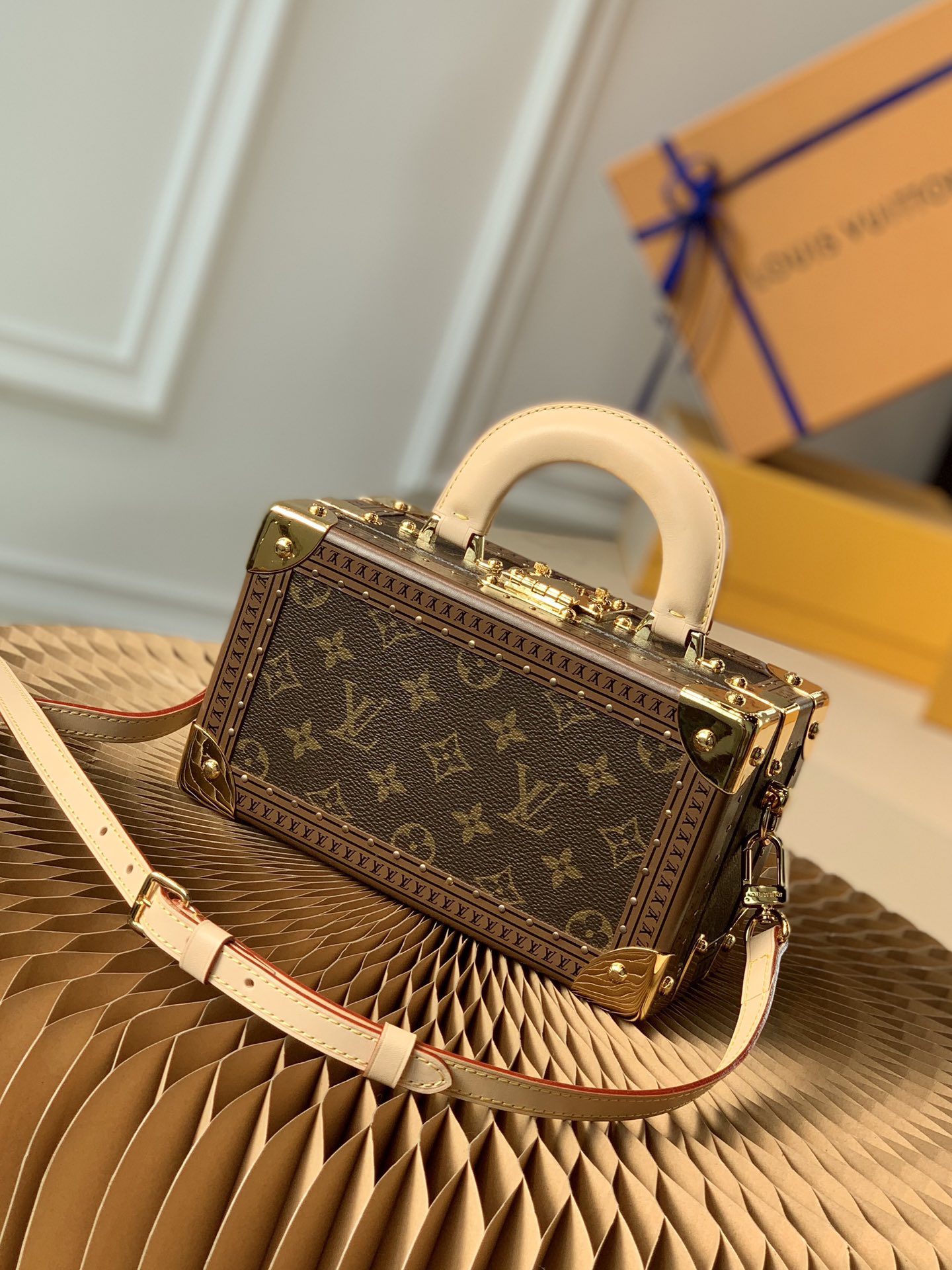 l0*is V*t0n coffret trésor handbags-22.5 x 14.5 x 11.5cm
