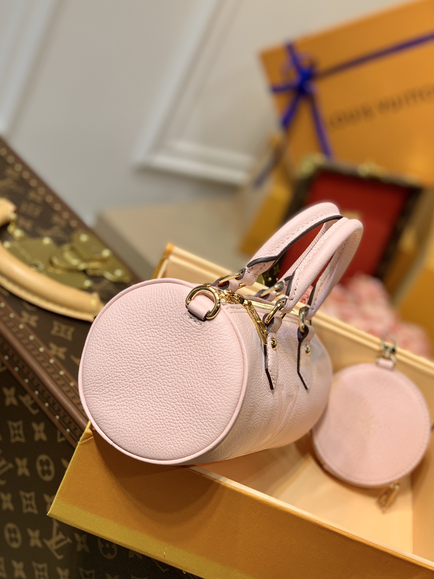 l0*is V*t0n m45707 papillon bb handbag-20*10*10cm