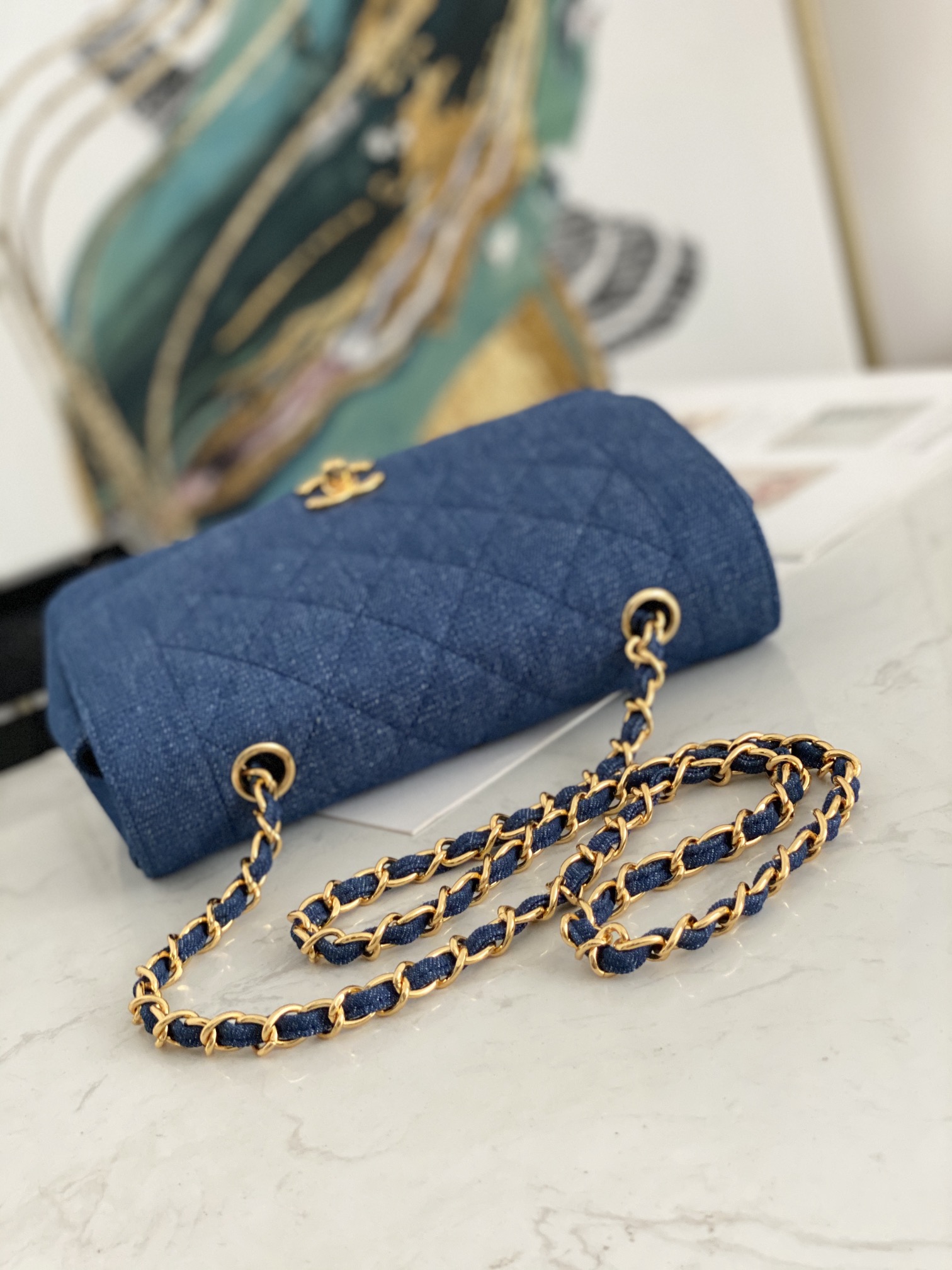 Ch@nel Flap Bag-22.5*14*7CM