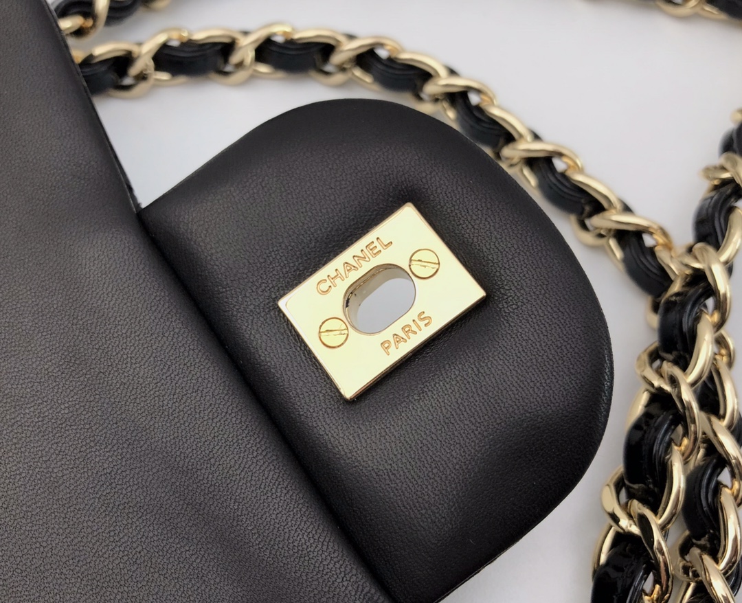 Ch@nel Flap Bag-Gold Hardware-30CM