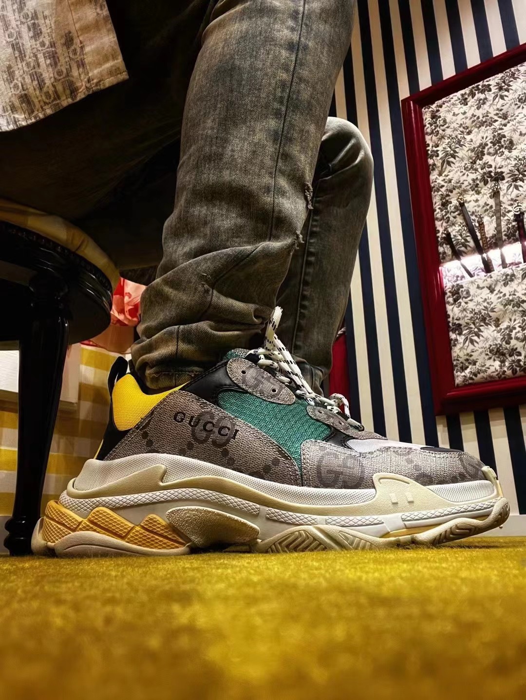 ba*len*cia*ga triple sneakers&G*u*i