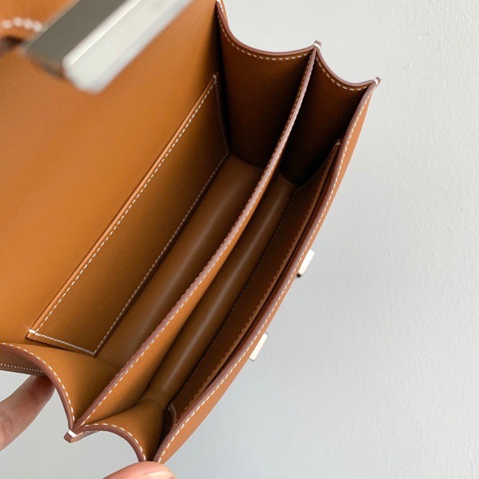 H**mes constance epsom leather-19cm