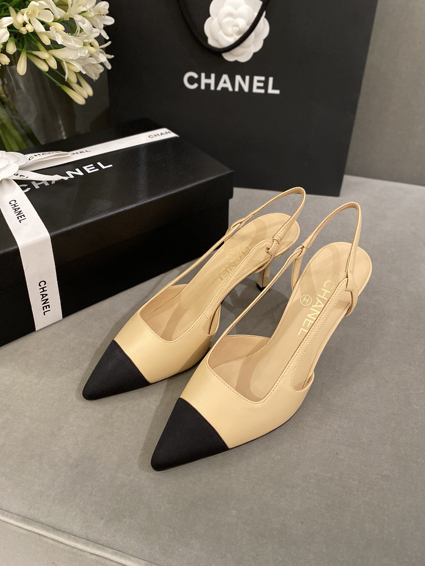 Ch@nel 2021ss Slingbacks