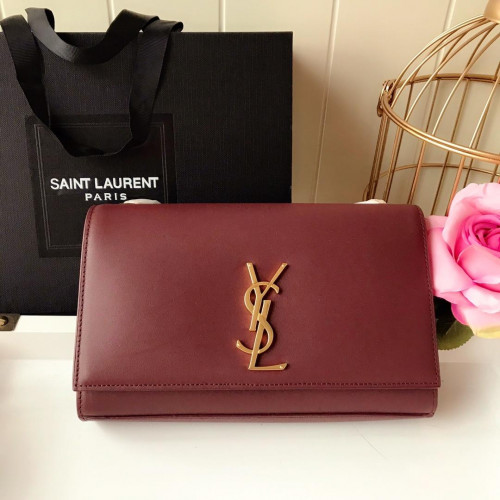Y*L kate medium in smooth leather-24*14.5*5.5cm