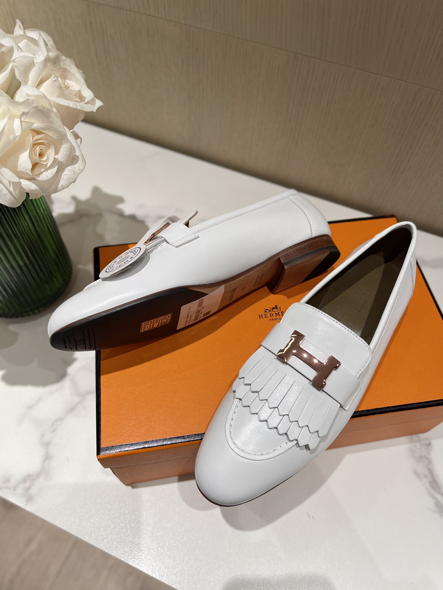 H**mes loafers(eu35-eu40)