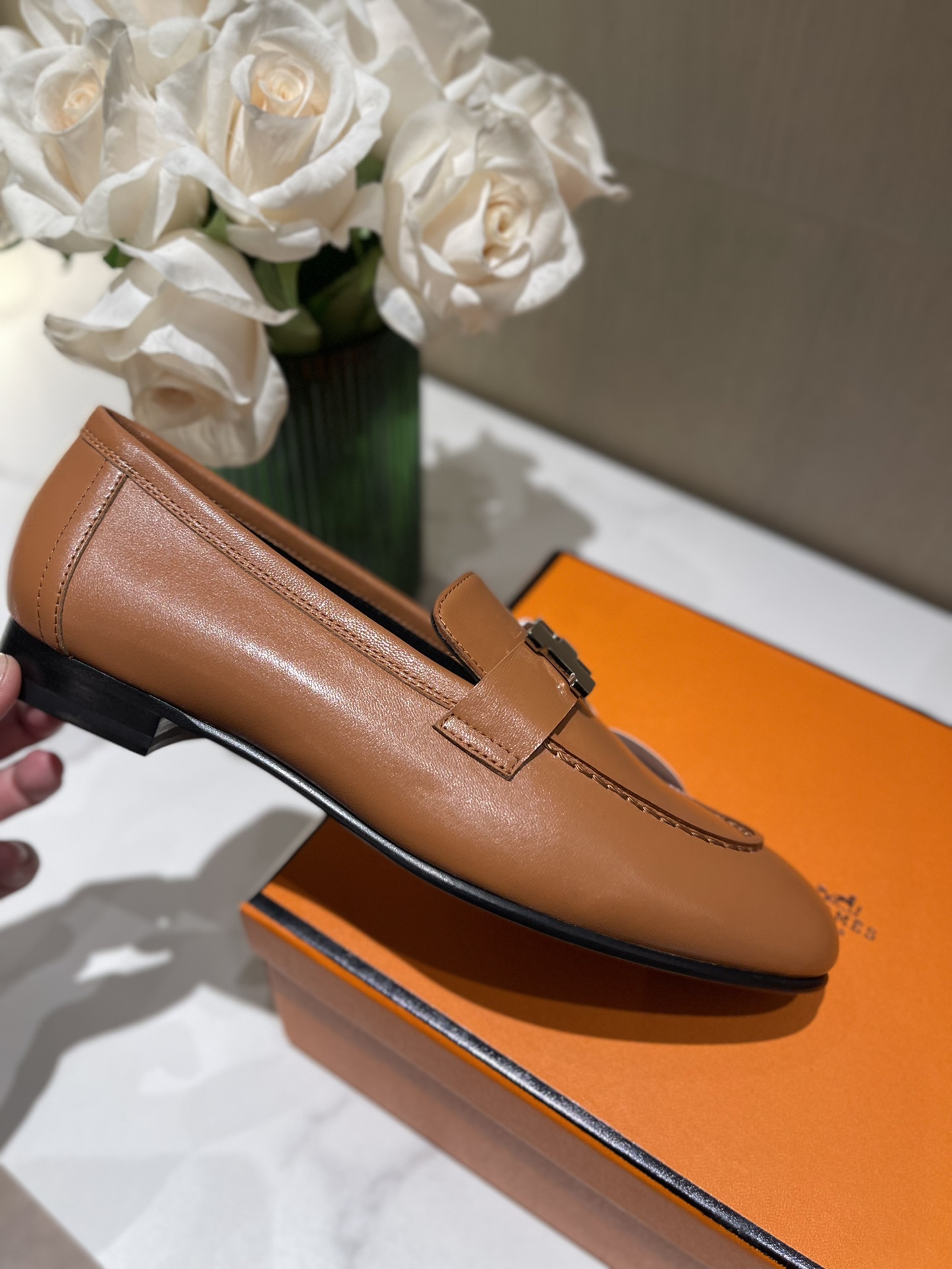 H**mes loafers(eu35-eu40)