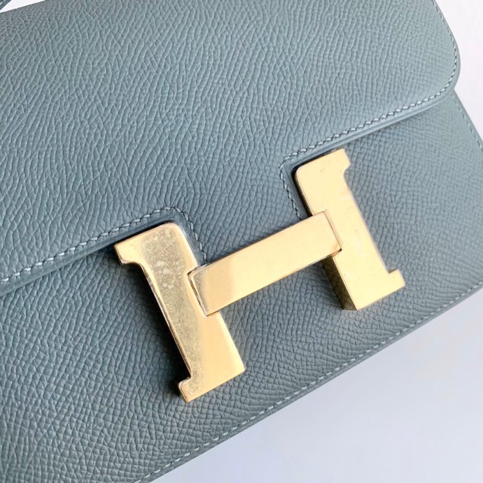 H**mes constance epsom leather-19cm