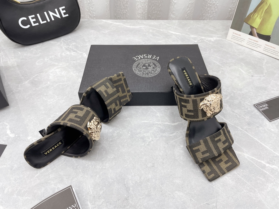 versace&F**di 2022ss sandals-6cm(eu35-41)