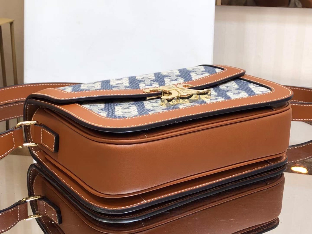 Celin Tambour Box Bag-22*16.5*7CM