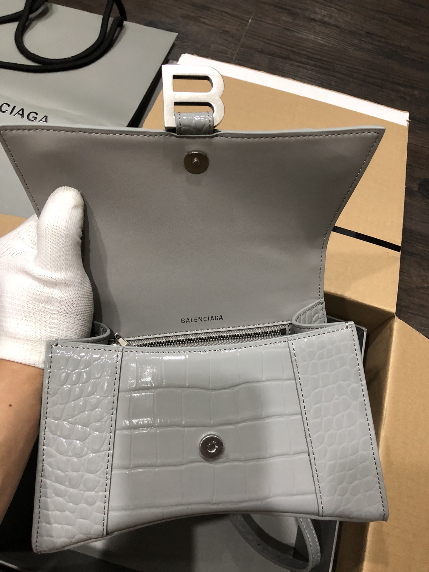 Ba*len*cia*ga hourglass bag-23x10x24cm
