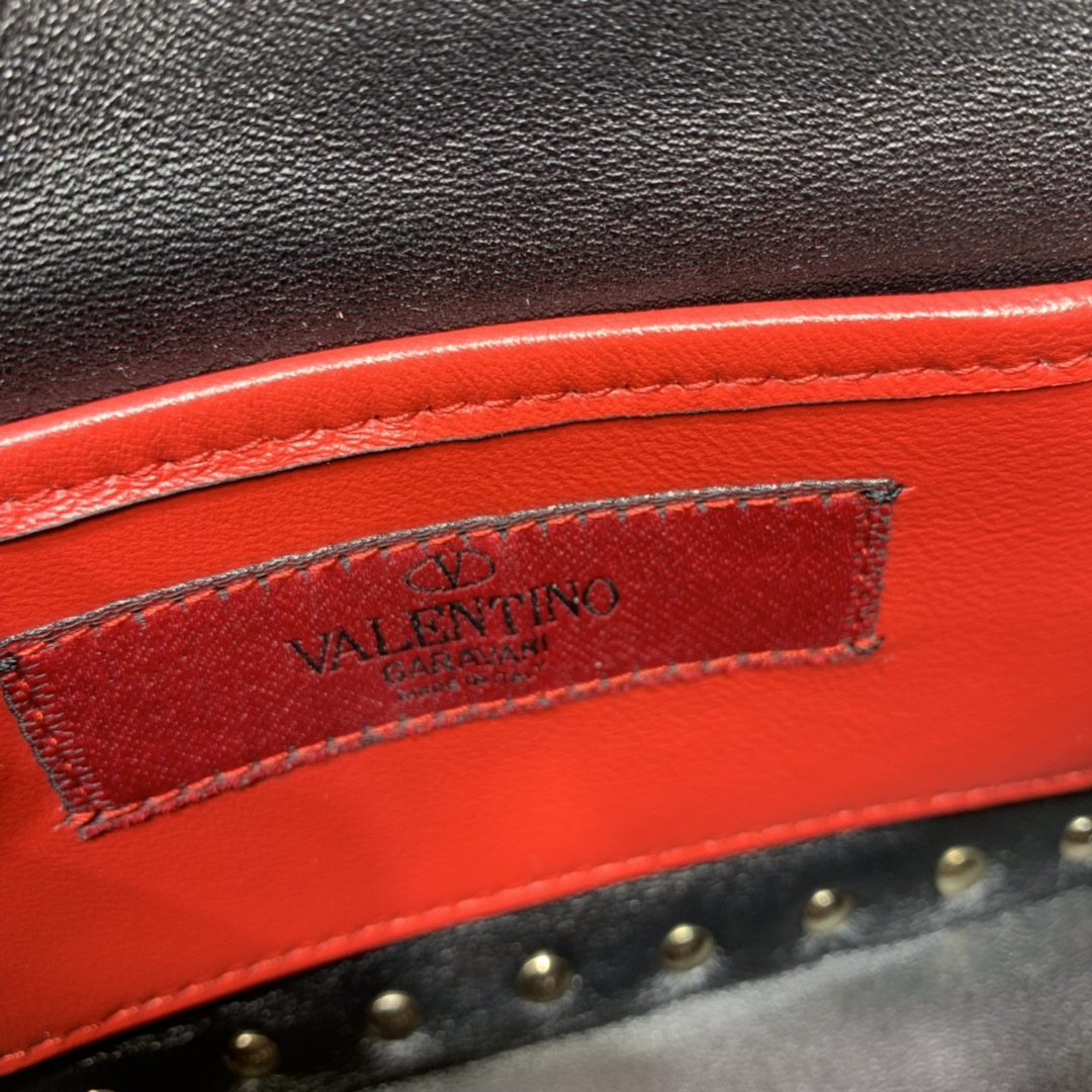 Va1e*ntin0 garavani rockstud spike bag-17x10x5.5cm
