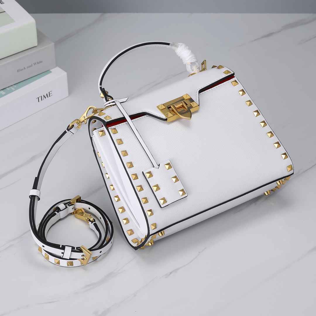 Va1e*ntin0 garavani rockstud alcove-22*17*9cm