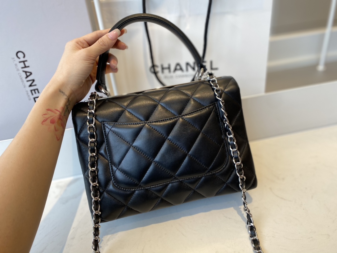 Ch@nel Trendy CC-Silver-25*17*12CM