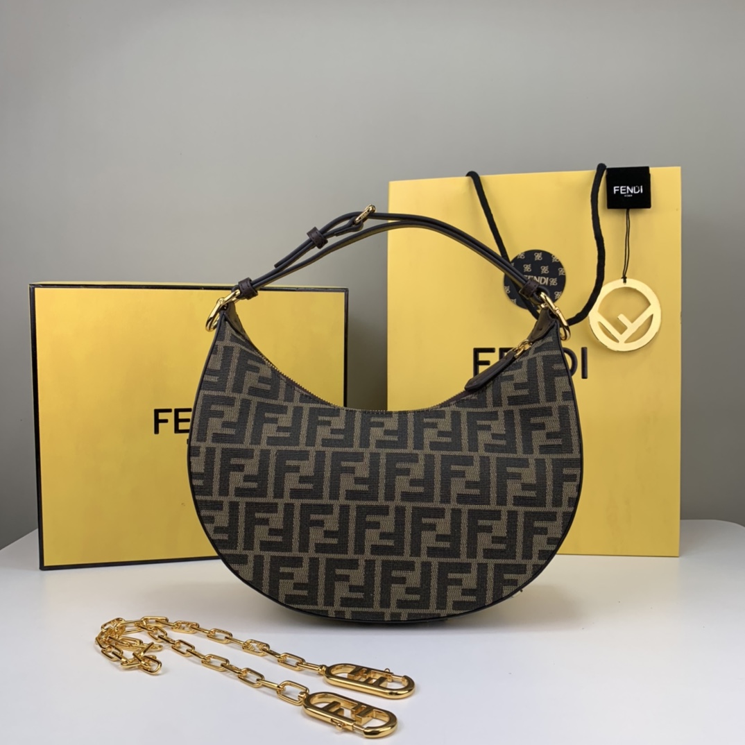 F**di graphy bag-29 x24.5 x10cm