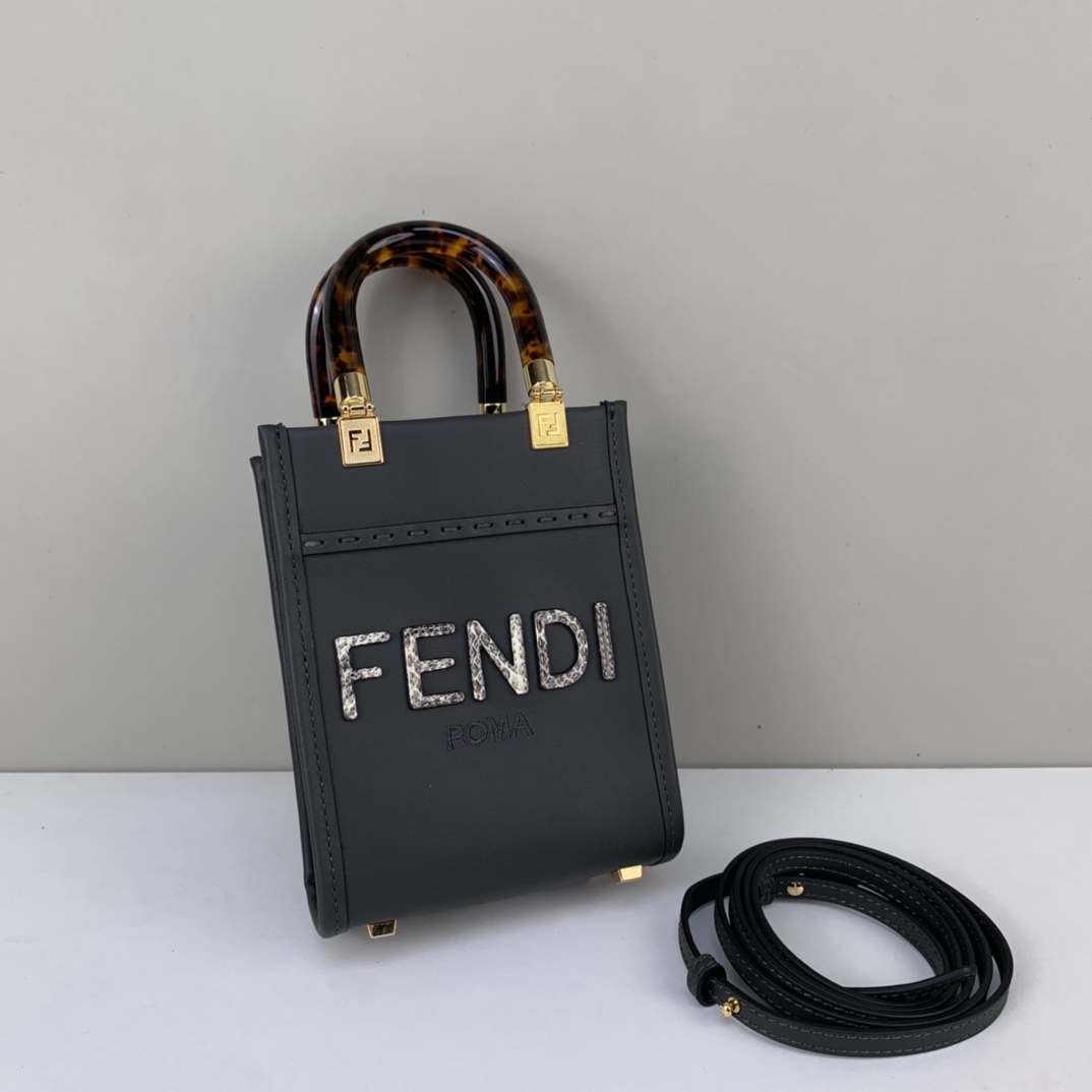 F**di mini tote bag-13*18*6.5cm