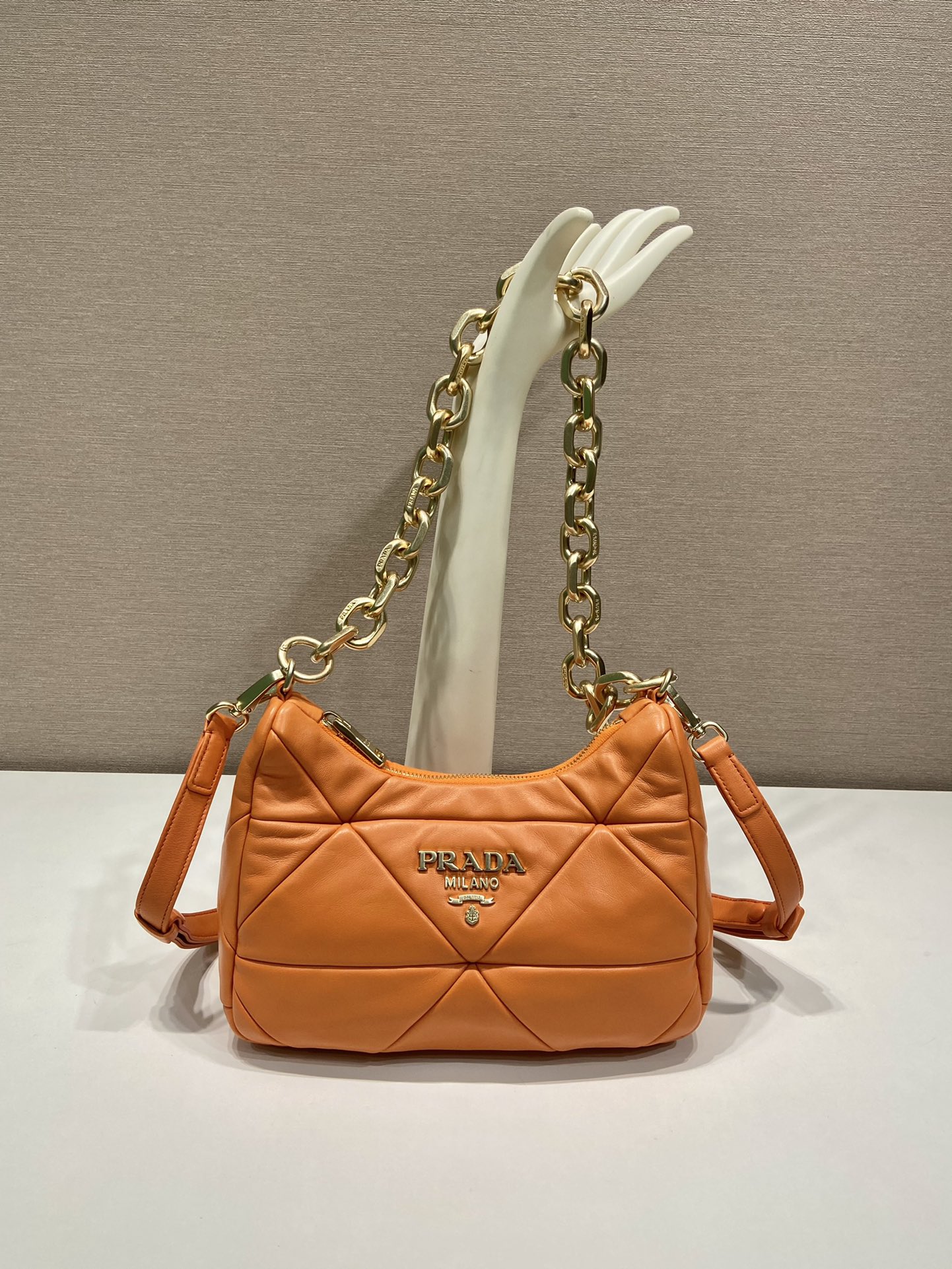 Pra*a system hobo bag 1bd158 -25*18*7cm