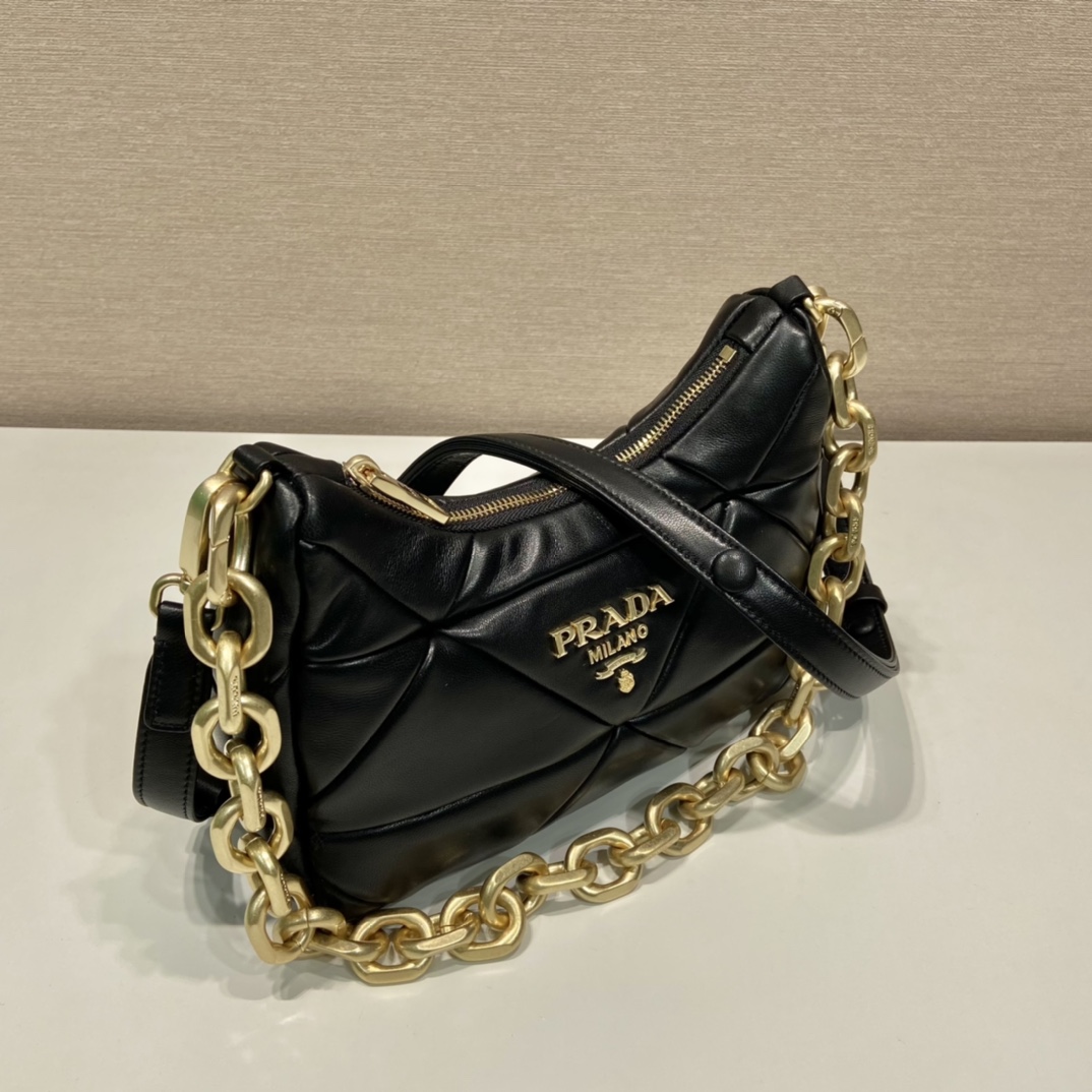 Pra*a system hobo bag 1bd158 -25*18*7cm