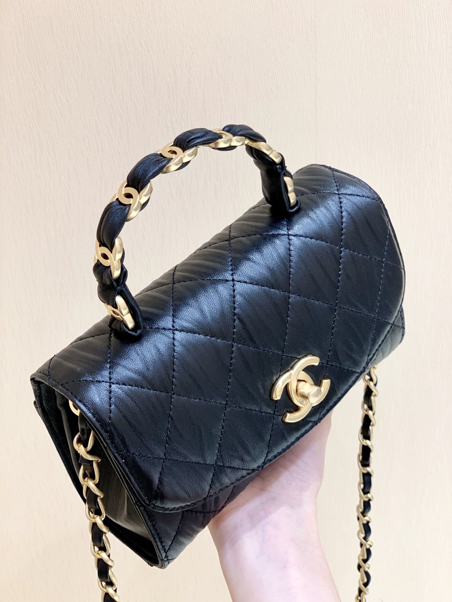 Ch@nel Top Handbags-AS2477-19.5x12.5x7CM