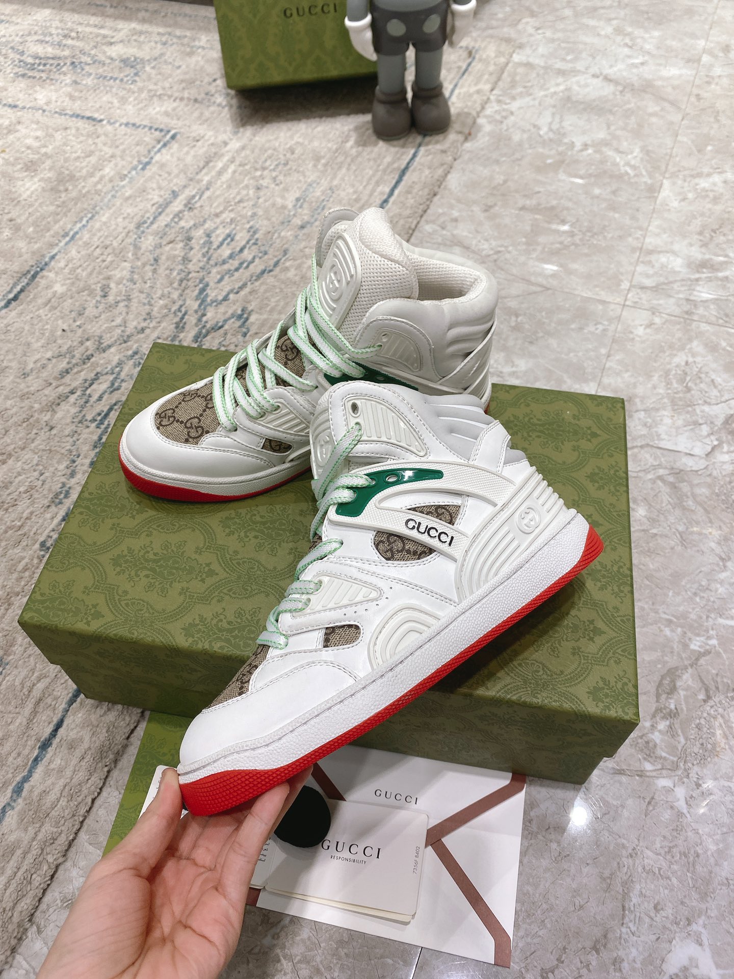G*u*i basket sneakers