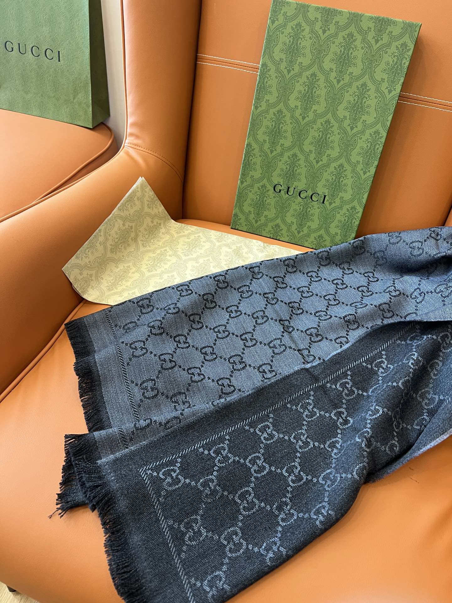 G*u*i scarf-48*180cm