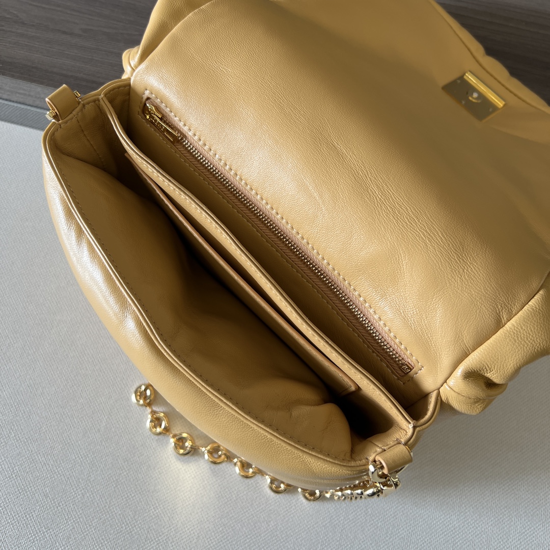 L0ew* puffer goya bag-23*13*6cm
