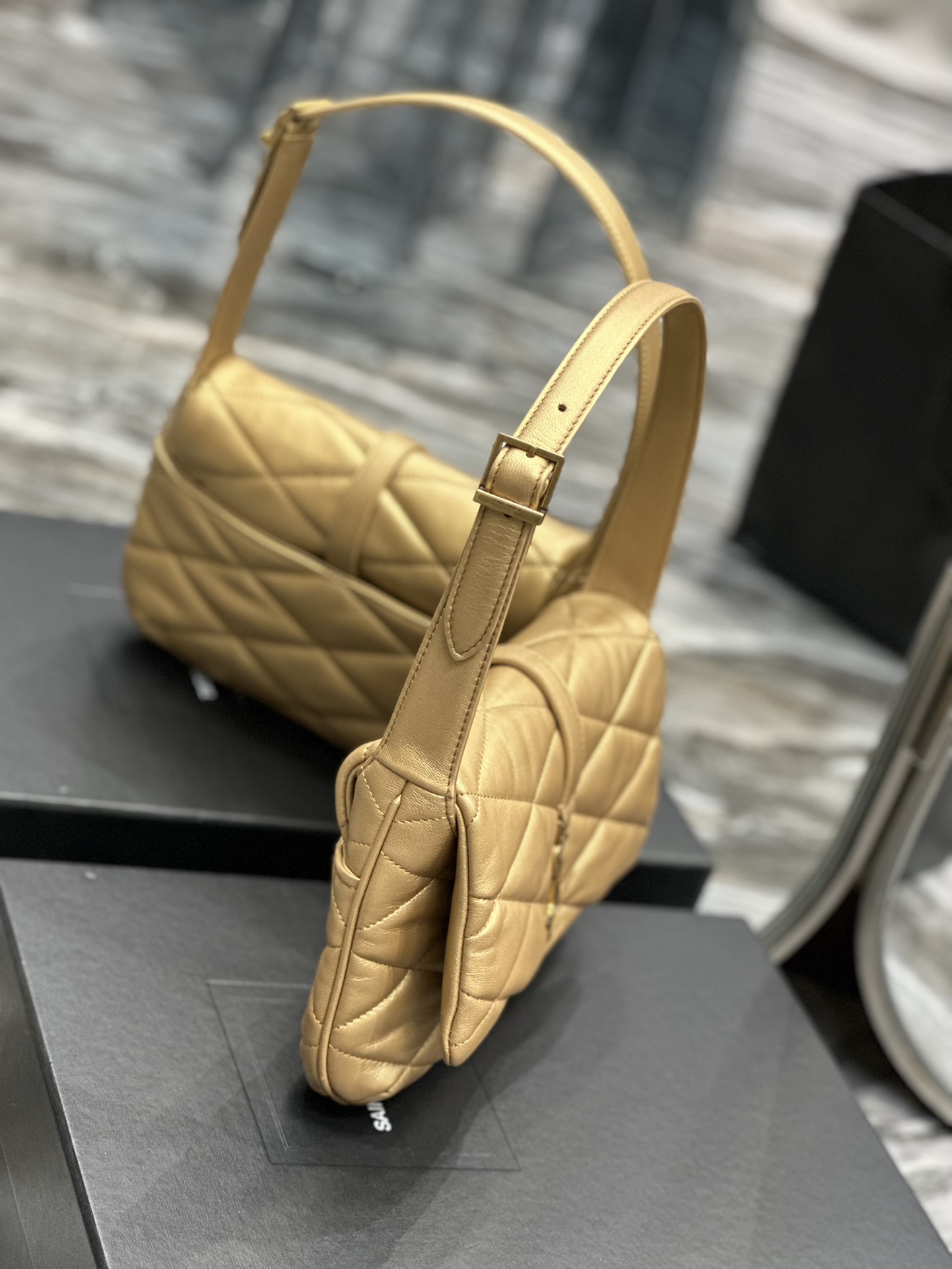 Y*L le5a7 vintage bag-24×18×5.5cm