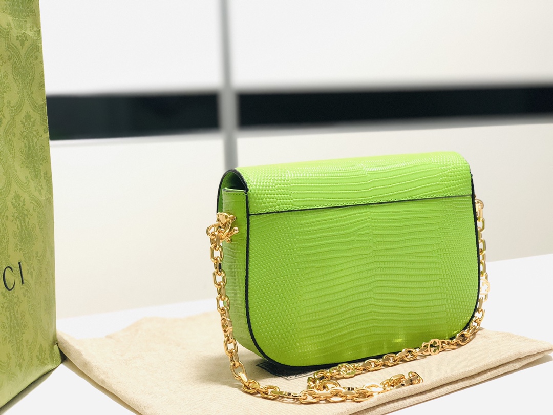 G*u*i 1955 horsebit shoulder bag-20.6*14.4*5.1cm