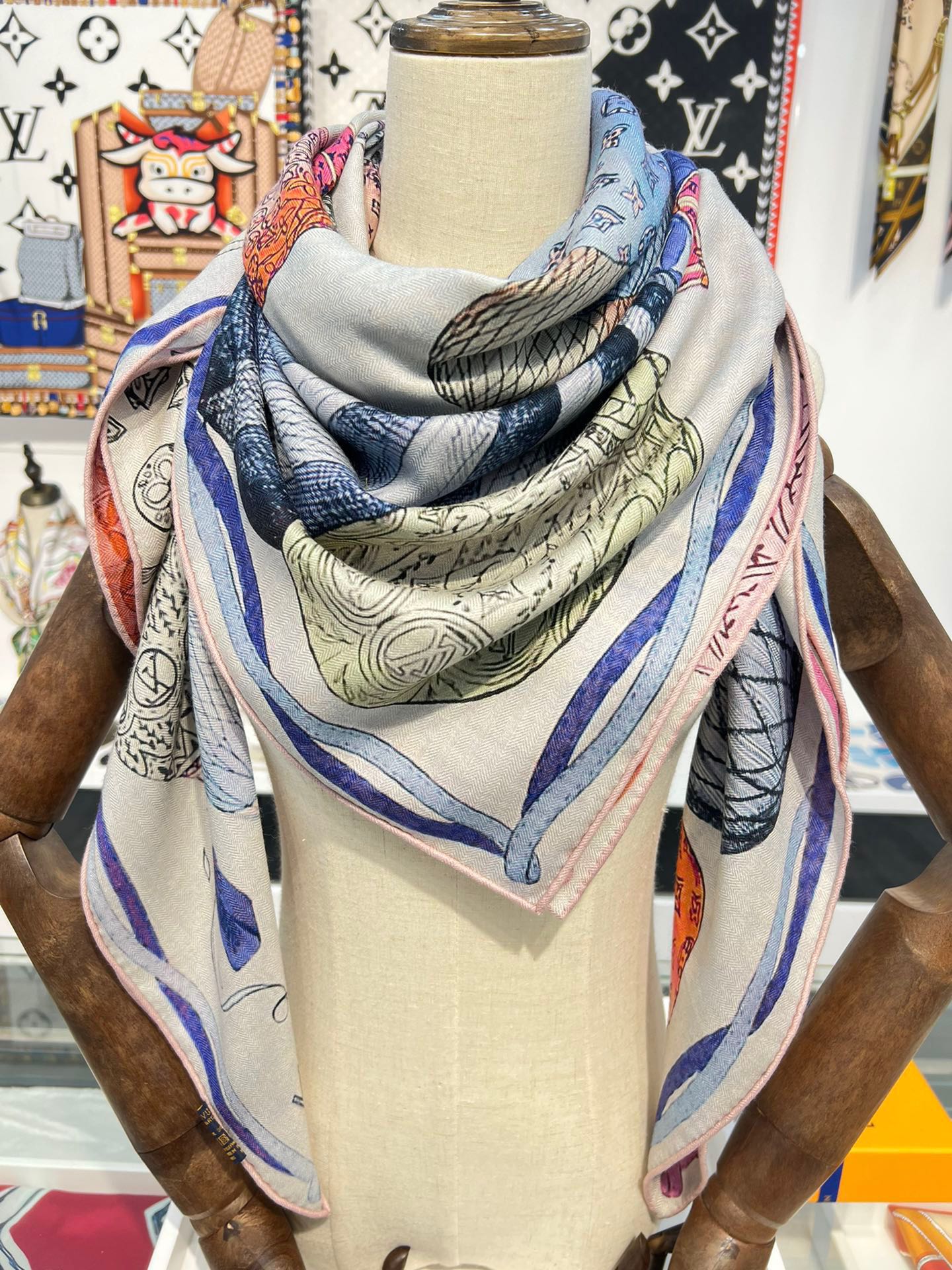 l0*is V*t0n shawls-140*140cm