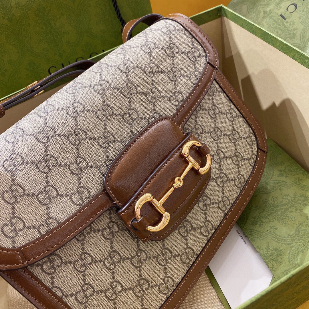 G*u*i 1955 horsebit shoulder bag-25*18*8cm