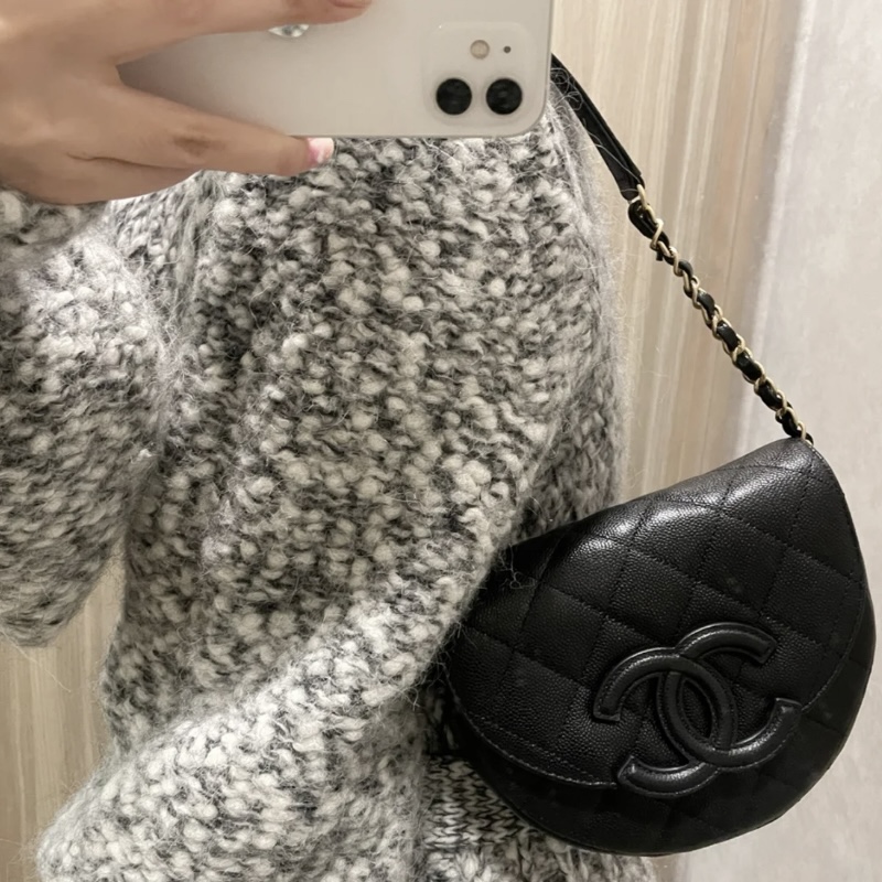 Ch@nel Vintage Saddle Bag-19*16*7CM