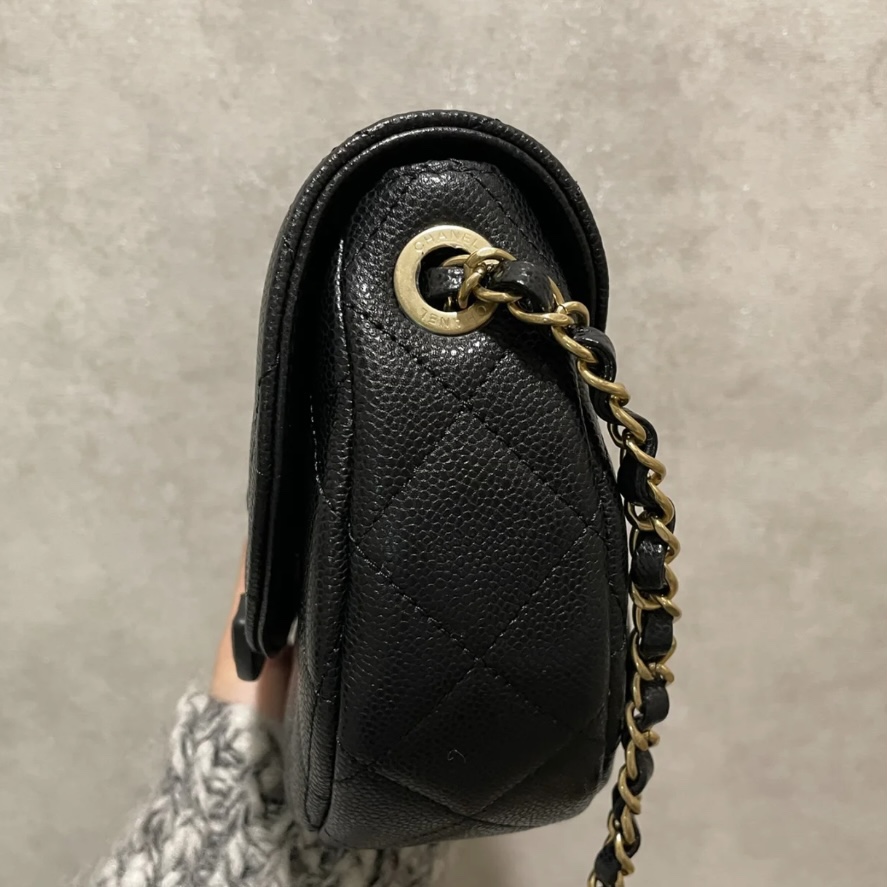 Ch@nel Vintage Saddle Bag-19*16*7CM