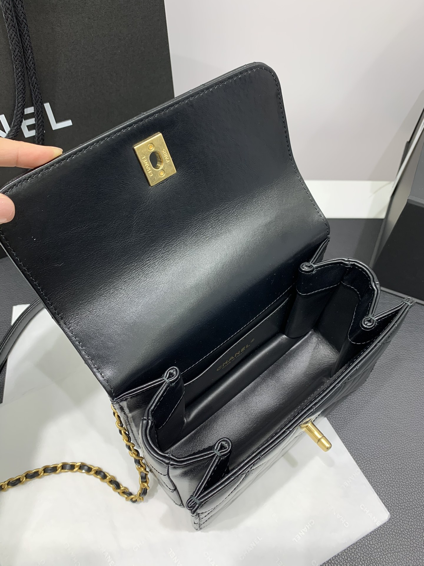 Ch@nel Flap Bag-20*14*7.5CM
