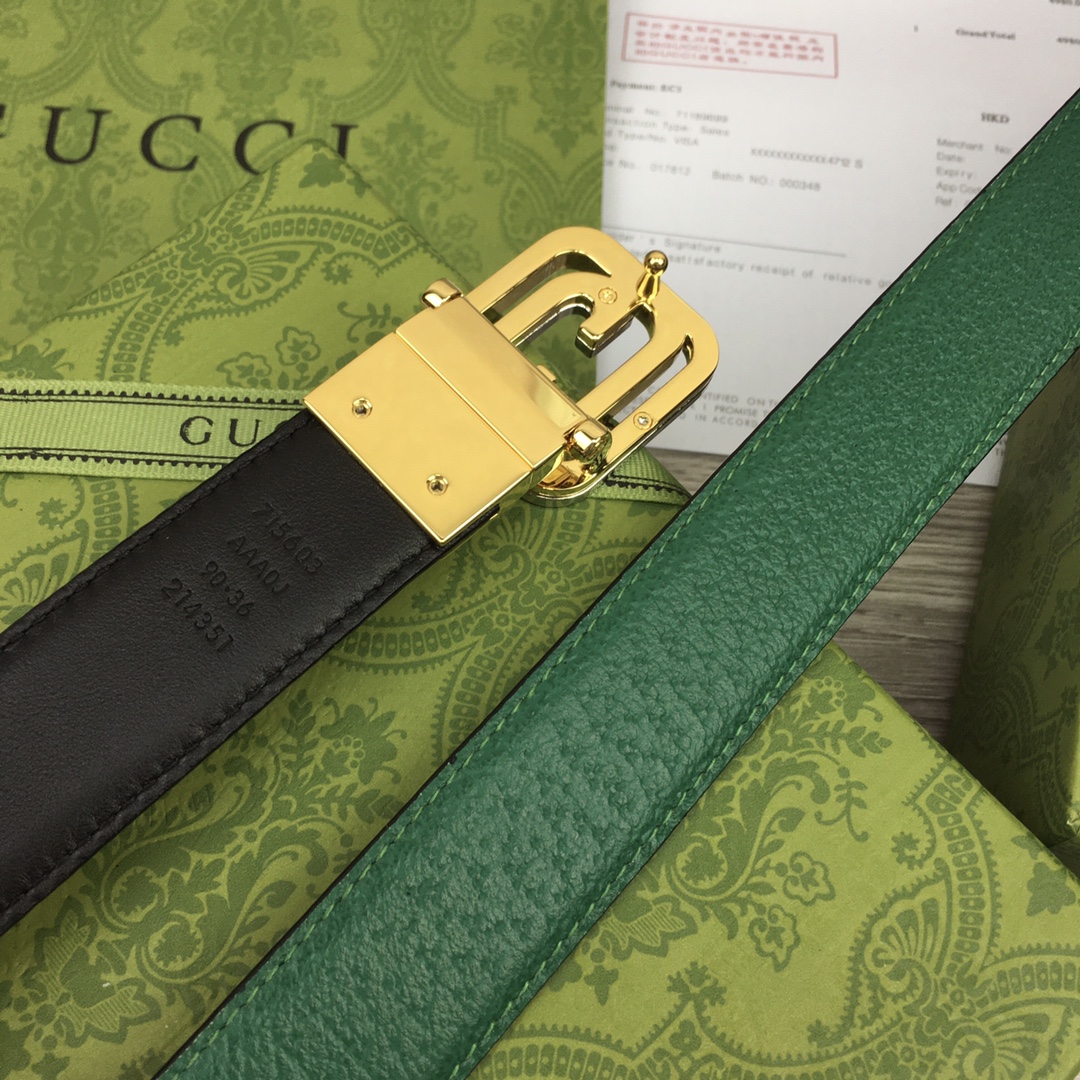 G*u*i belt-3cm
