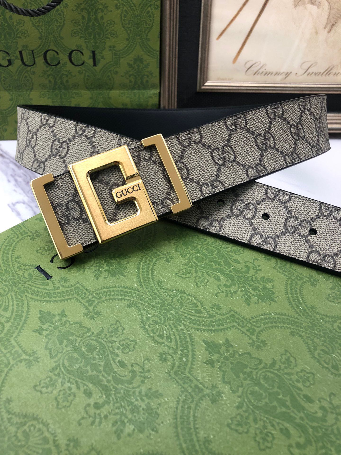 G*u*i belt-3.8cm