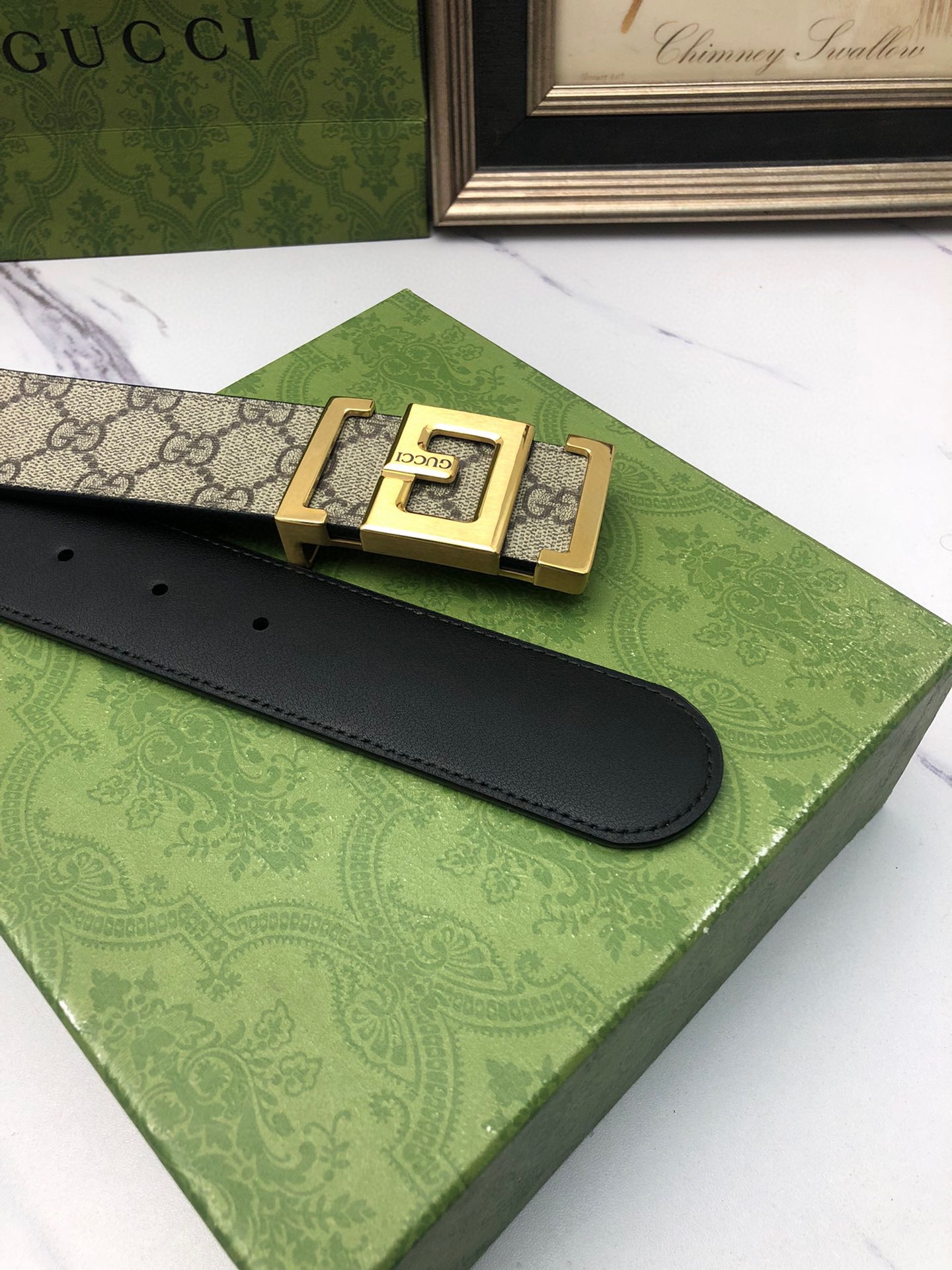 G*u*i belt-3.8cm